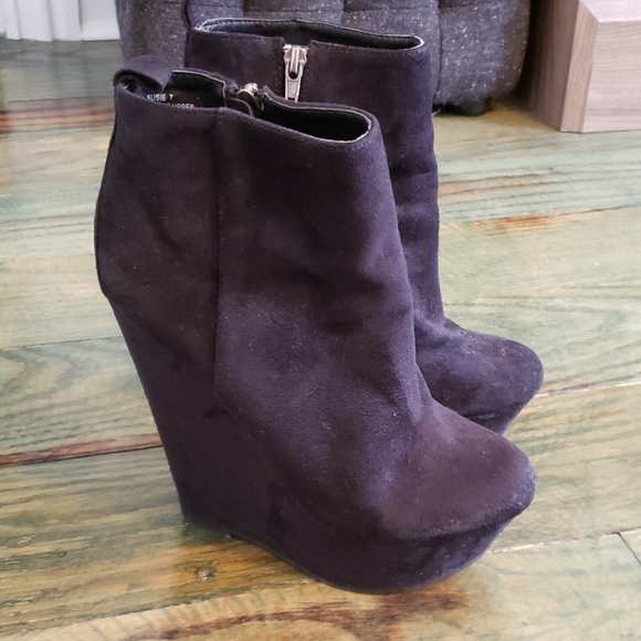 Zigi Soho platform wedge booties size 7 - Picture 1 of 2